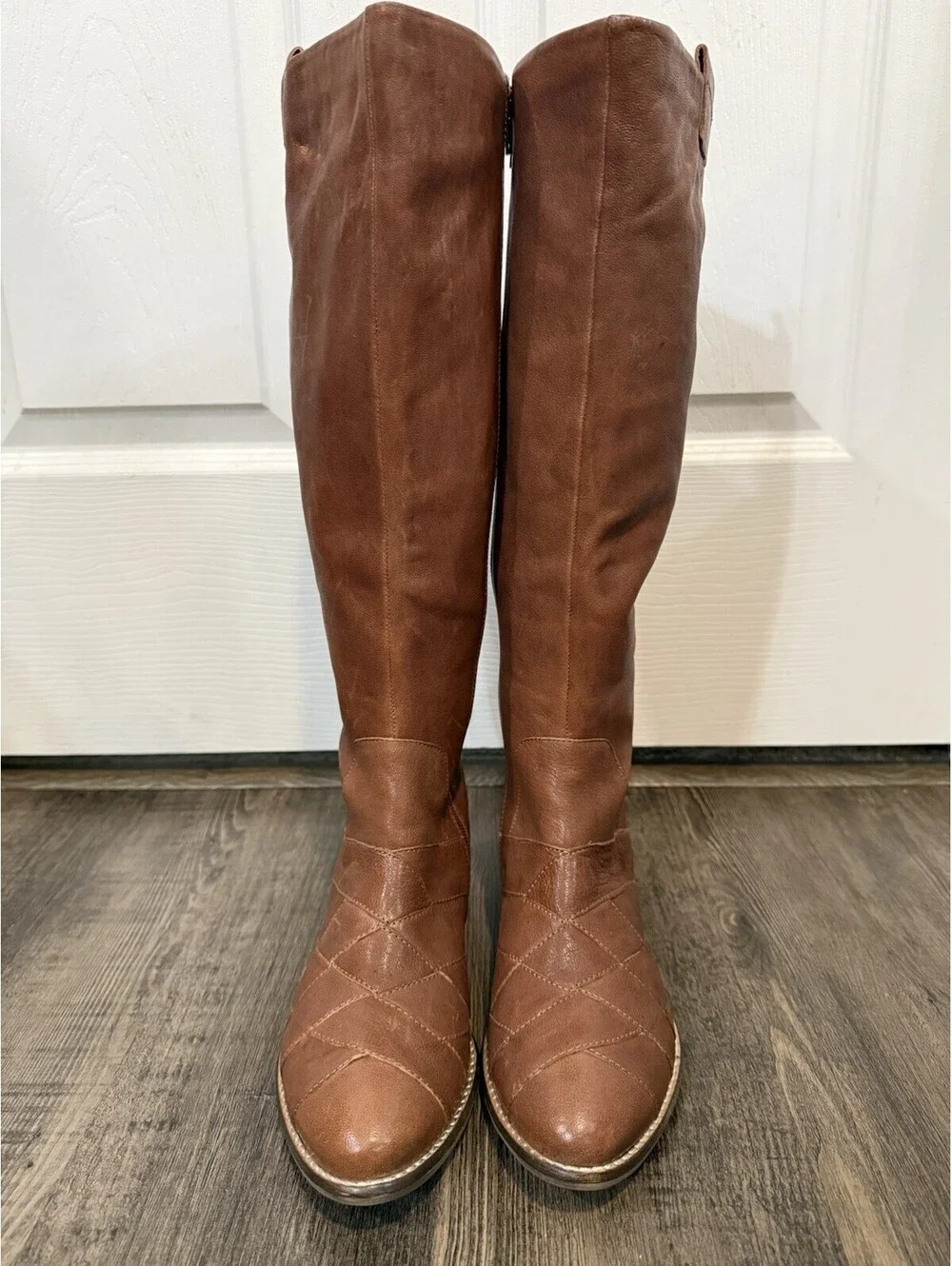 Seychelles Rally Tall Leather Brown Boot Size 7.5 Women's NWOB